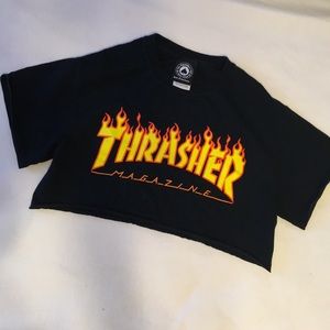 Thrasher Custom Crop Tee